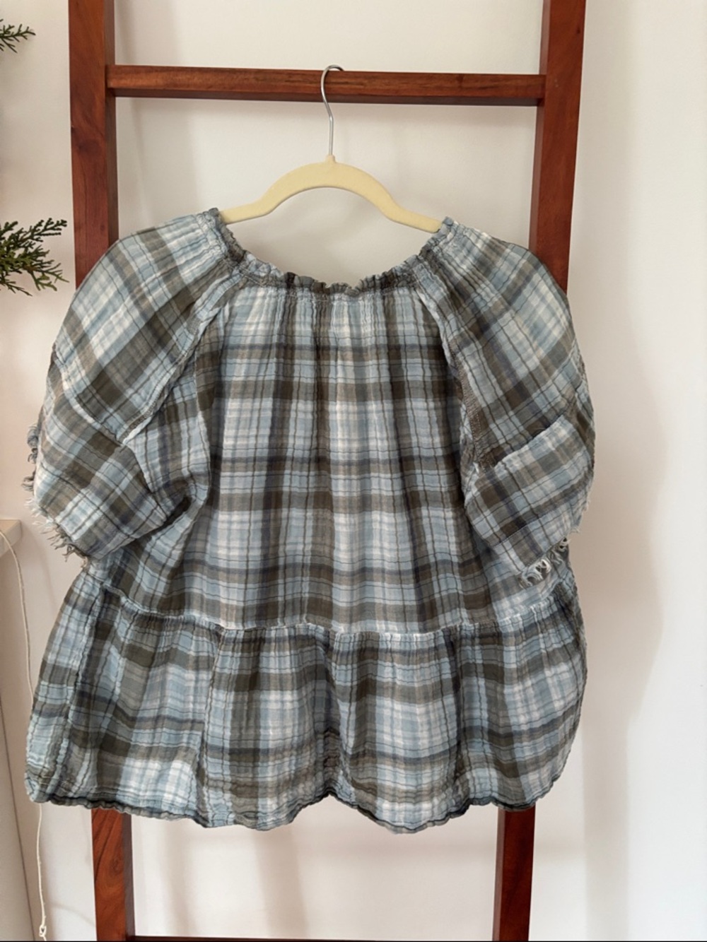 Anthropologie plaid top - Picture 5 of 6